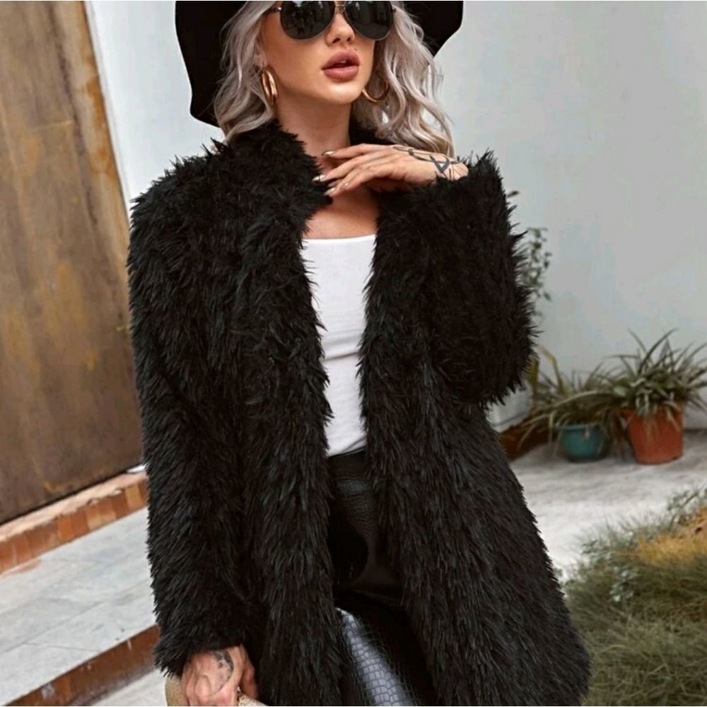 Open Front Coat - Picture 2 of 9